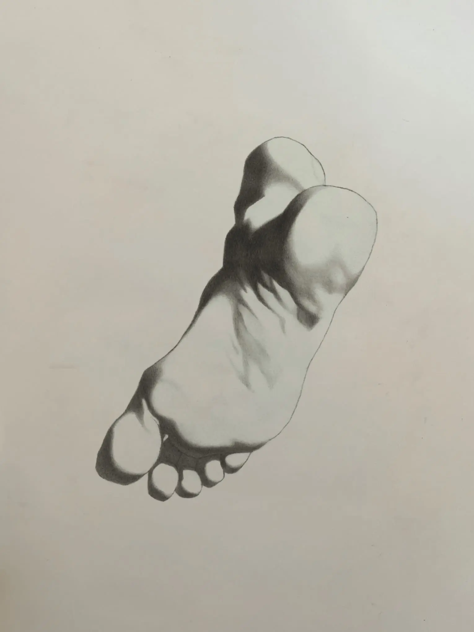 Clases de dibujo y pintura en Uruguay - Prelogart dibujo de pie a lápiz y sombrado de Bargue